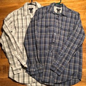 Two Fishing Long sleeve button downs